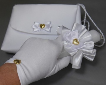 Мешочек для причастия. * Мешочек для причастия для Альбы, золотое сердце. *