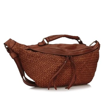 Nerka Torebka Skórzana Vintage - Made in Italy