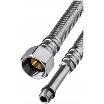 WĘŻYK WEW-ZEW W OPLOCIE DŁUGA KOŃCÓWKA 3/8'' x M10