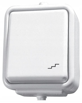 Łącznik schodowy CEDAR biały IP44 WNT600C01