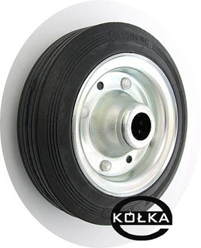 Koło KOŁA KÓŁKO metalowo-gumowe fi. 160mm