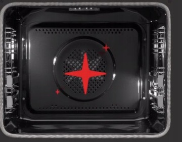 Амика построена -в духовке + газовой пластине с горелкой вок