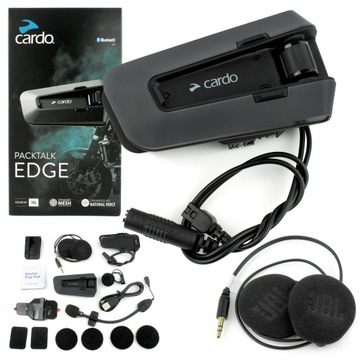 Interkom do kasku motocyklowego Cardo Packtalk Edge JBL do 1,6km