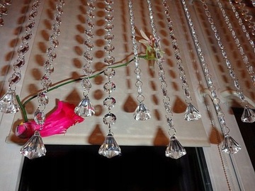 ХРУСТАЛЬНЫЕ БУСИНЫ НА ОКНО 120см СЛЕЗЫ ЧУДЕСНЫЕ