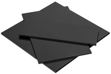 PLEKSI PLEXI PLEKSA NA WYMIAR 3mm CZARNA KSZTAŁTY