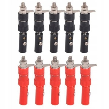 6x 10 par 4mm izolowany silikonem banan żeński