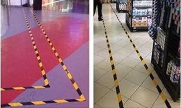 ЛЕНТА ЖЕЛТО-ЧЕРНАЯ СВЕТООТРАЖАЮЩАЯ 25м САМОКЛЕЯЩАЯСЯ