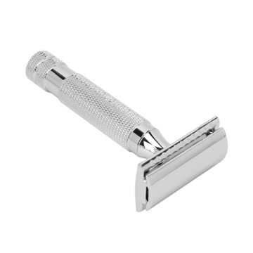 Безопасная машинка для стрижки бороды, ручка с двойными краями, ручной резак для обрезки бороды для мужчин