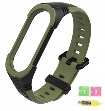 ЗАМЕНА РЕМЕШКА ДЛЯ XIAOMI MI BAND 4 РЕМЕНЬ + ФОЛЬГА