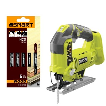 RYOBI WYRZYNARKA AKUMULATOROWA R18JS + NOŻYKI