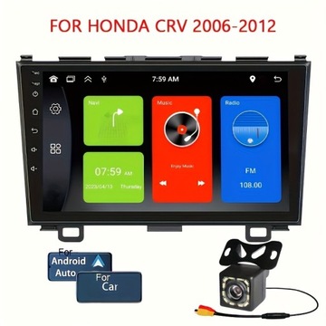 Для Honda CRV 2006-2012 2 ГБ 32 ГБ 9 дюймов работает с Android 12