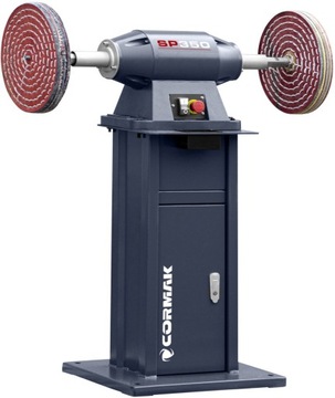 ПРОМЫШЛЕННАЯ ДИСКОВАЯ ПОЛИРОВАЛЬНАЯ МАШИНА ДЛЯ МЕТАЛЛА CORMAK + FREE BASE