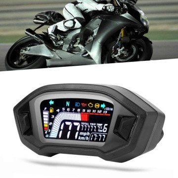 ЦИФРОВОЙ ТАХОМЕТР 13000RPM LCD LED МОТОЦИКЛ КВАДРОЦИКЛ