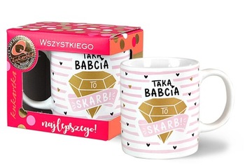 Kubek Porcelanowy Prezent Na Dzień Babci i Dziadka