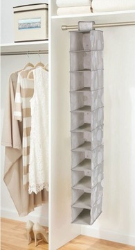 WISZĄCY ORGANIZER 10 PÓŁEK NA BUTY