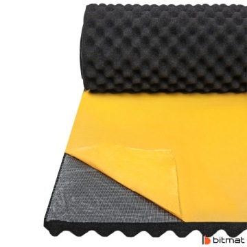 Огнестойкая звукоизоляционная пена Wave KO толщиной 4 см для крышки двигателя экскаватора