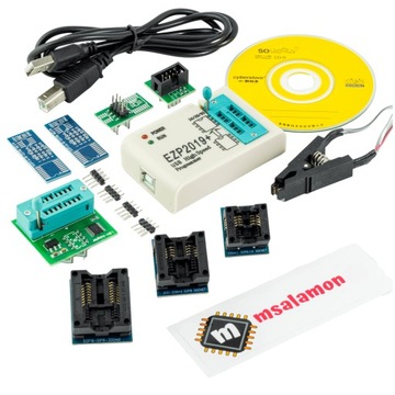 Programator EEPROM EZP2019+ programowanie pamięci FLASH BIOS SPI I2C Klips