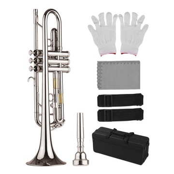 Standard Bb Trumpet Brass Material Nickle Plated