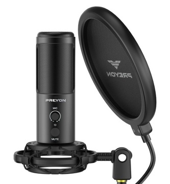 Микрофон для потоковой передачи компьютерных игр + ПОДСТАВКА