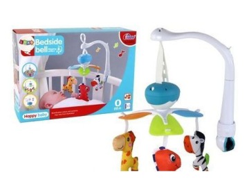 Karuzela do łóżeczka na baterie niebieska Lean Toys 310x220 мм