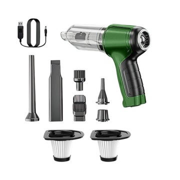 Odkurzacz samochodowy Akcesoria samochodowe Ręcznie zielony