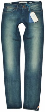 WRANGLER spodnie SLIM jeans blue MOLLY W27 L34