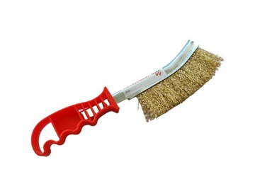 SZCZOTKA DRUCIANA MOSIĘŻNA WĄSKA SZCZELINOWA