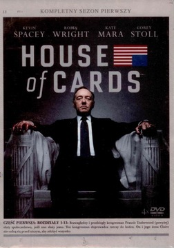 House Of Cards Sezon 1 [ 4 DVD ]