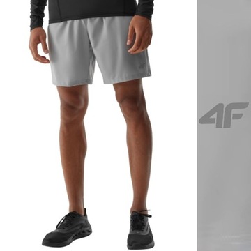 SPODENKI DRESOWE MĘSKIE 4F KRÓTKIE SPODNIE SZORTY SPORTOWE NA CO DZIEŃ