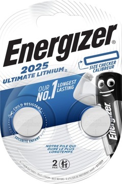 2x литиевая батарея ENERGIZER CR2025 3 В