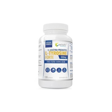 Wish L-Tyrozyna Forte 500mg Vege 120 kapsułek