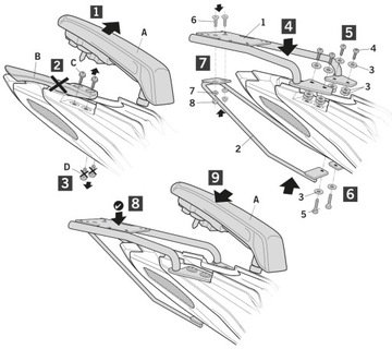 ЗАДНЯЯ ЦЕНТРАЛЬНАЯ РАМА КОРПУСА для Benelli BN125