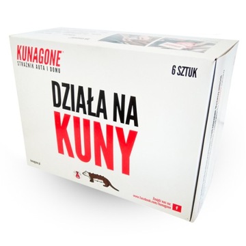 KUNAGONE ODSTRASZACZ NA KUNY SAMOCHÓD DOM 6 SZT