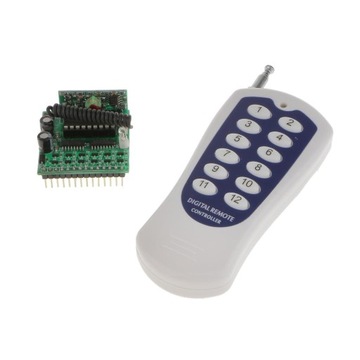 Bezprzewodowy pilot RF 12CH/12 kanałów 433 MHz