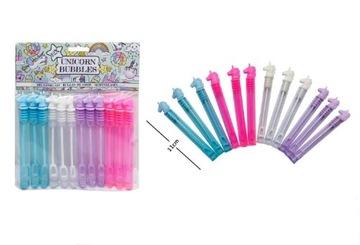 Мыльные пузыри Единорог - мини-тюбики, 12 шт.