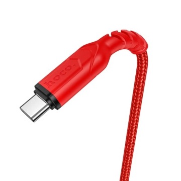 Кабель HOCO USB A to Type C QC 3A X59, 1 м, красный