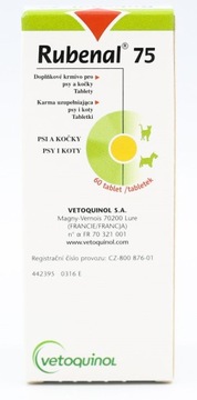 Vetoquinol Rubenal 75mg 60 tabletek