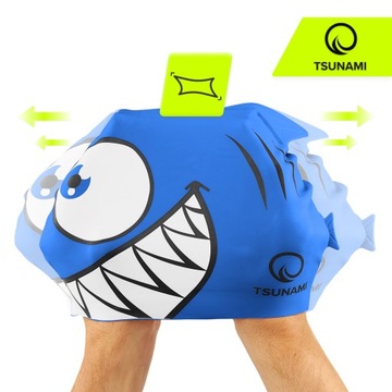 ШАПОЧКА ДЛЯ ПЛАВАНИЯ ДЕТСКАЯ, СИЛИКОНОВАЯ ДЛЯ БАССЕЙНА, ПРИГЛАШЕННАЯ, ЭЛАСТИЧНАЯ