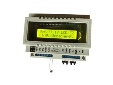 Sterownik schodowy LED 11-17k LCD FZ + czujki Sharp + maskownice stalowe