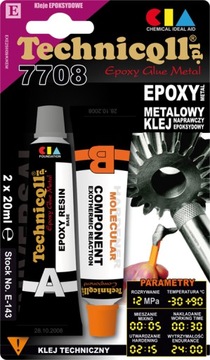 Klej metalowy epoksydowy Technicqll E143 40ml