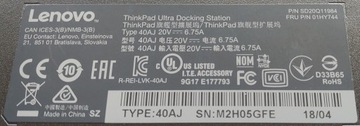 stacja Lenovo ThinkPad Ultra Dock 40AJ 40AJ0135EU