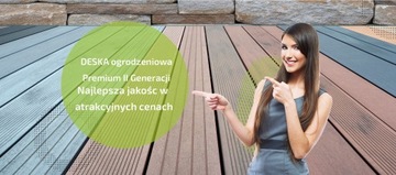 deska sztacheta ogrodzeniowa kompozytowa pełna wpc