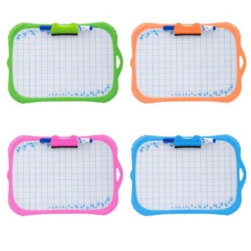 Мини-доска для сухого стирания формата А4 + губчатый маркер.