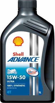 Olej motocyklowy Shell Advance 4T Ultra 15W-50 1L