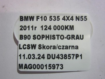 BMW 5 F10 F11 IZOLACE  KAPOTY TLUMENÍ MOTORU KRYT 51486989301 6989301