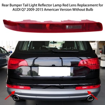 Audi Q7 09-15 lampa tylnego zderzaka lewa czerwona