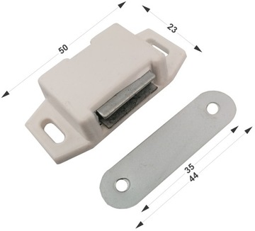 ЗАМОК МЕБЕЛЬНЫЙ МАГНИТНЫЙ ЗАМОК БЕЛЫЙ МАГНИТ
