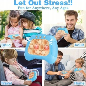 ЭЛЕКТРИЧЕСКИЙ POPIT АНТИСТРЕССОВАЯ АРКАДНАЯ ИГРА PUSH BUBBLE SENSORY