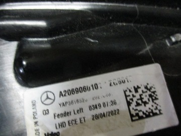 Фонарь задний левый Mercedes 206 C-Class Kombi Led A2069060101