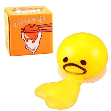 Puking Egg Yolk Stress Ball With Yellow Goop Relieve Stress Toy Funny